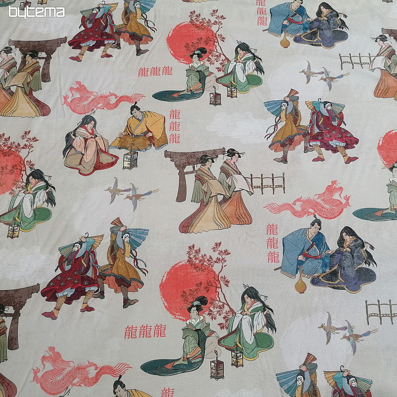 Tessuto decorativo JAPAN CREAM