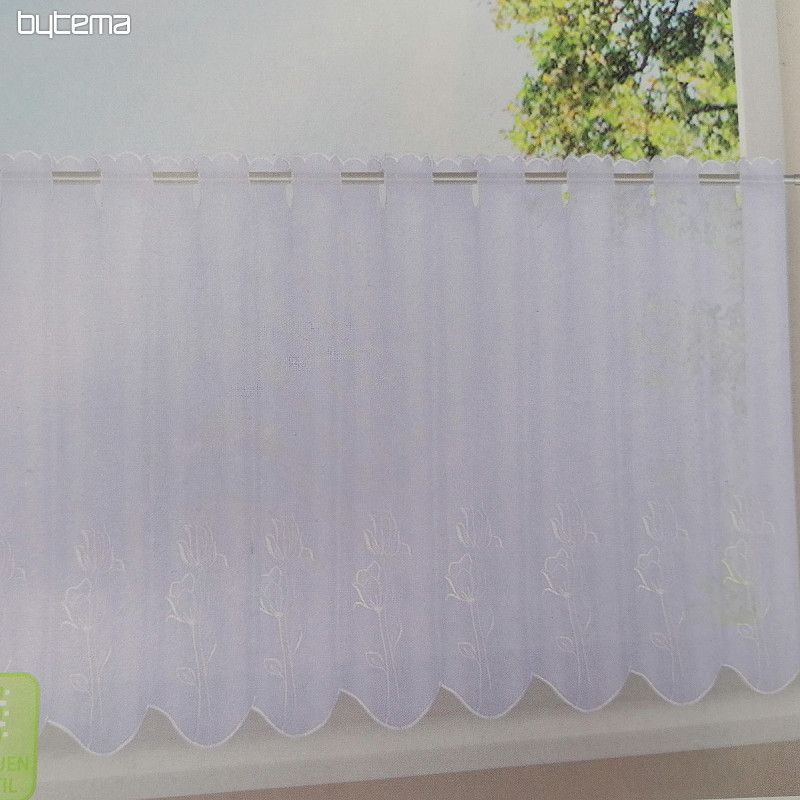 Tenda pronta GERSTER Tulipani bianchi 50x150 cm