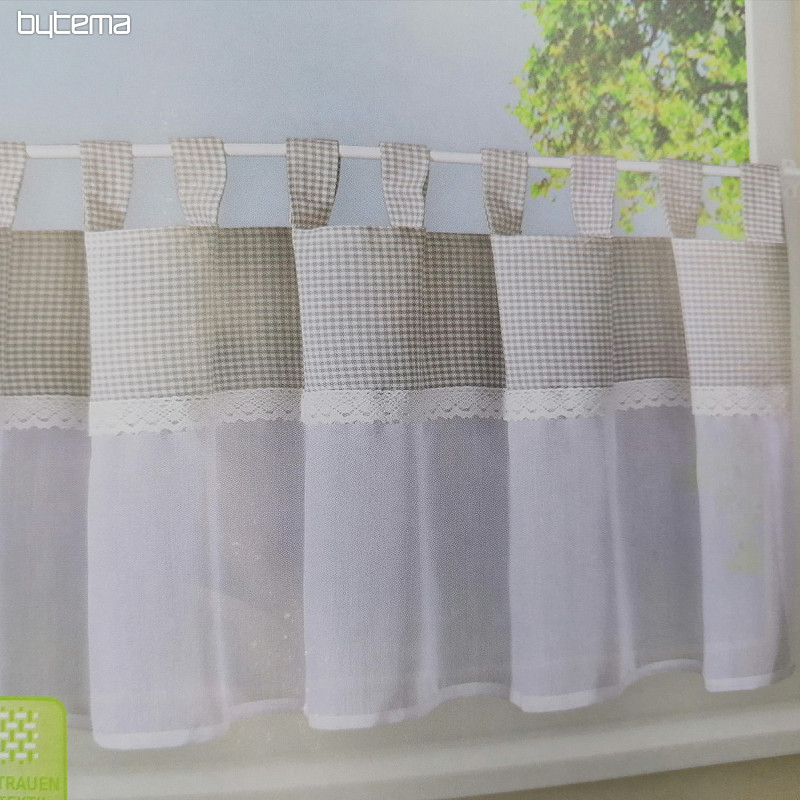 Tenda finita GERSTER kanafas grigio 50x150 cm