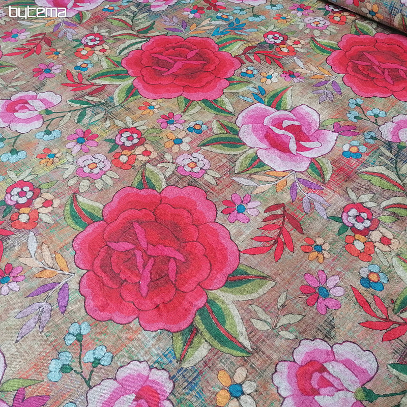 Tessuto decorativo Fiori Manila 280 cm