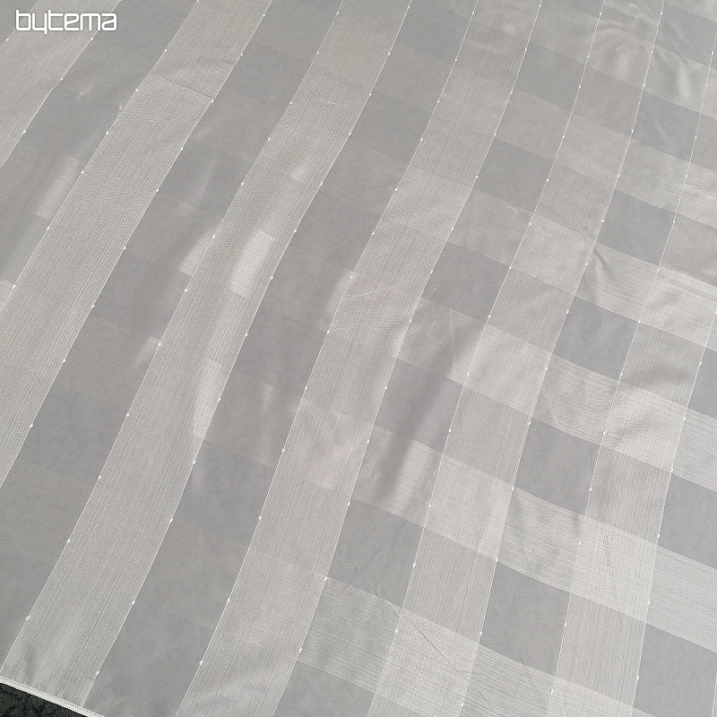 Tenda in voile 5533 cubi bianco