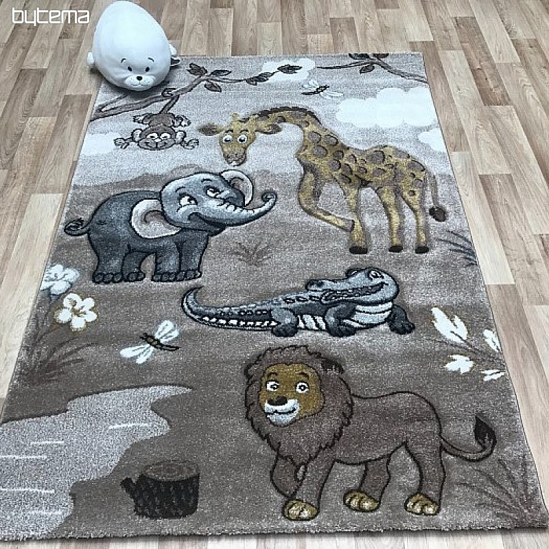 Tappeto per bambini ANIMALI africani