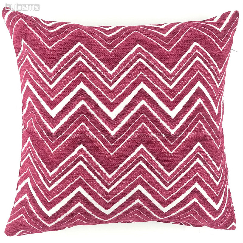 Federa decorativa ZIG ZAG rosa