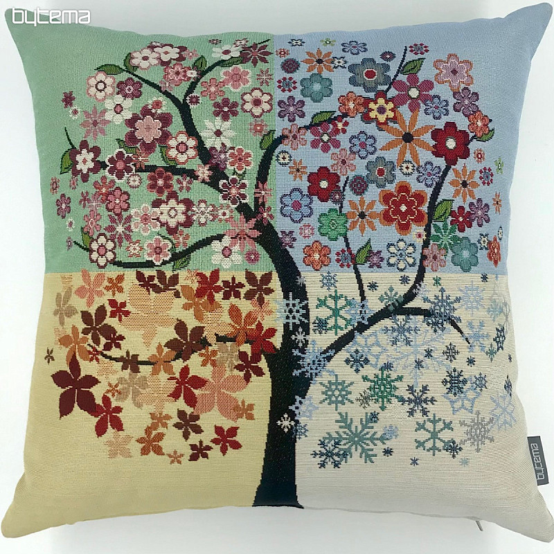 Fodera per cuscino arazzo ALBERO 4 STAGIONI