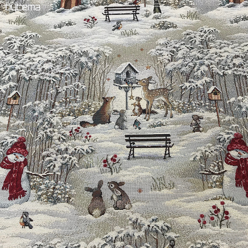 Tessuto arazzo NOTTE INVERNO