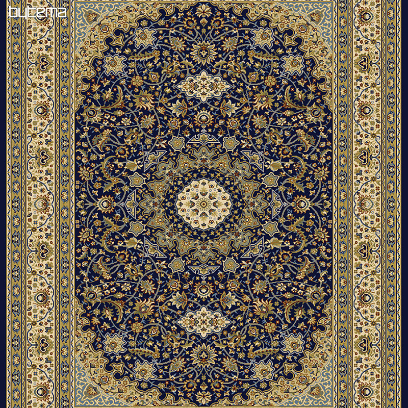 Tappeto in pezzi KENDRA 711 blu / beige