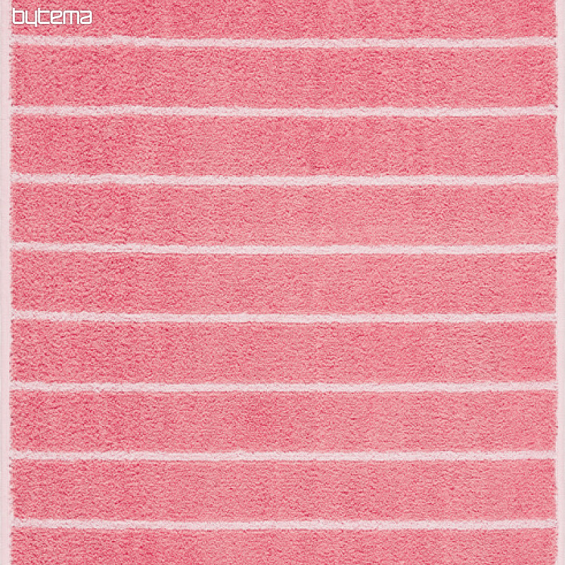 Asciugamano e telo bagno di lusso LINEA 206 rosa/bianco