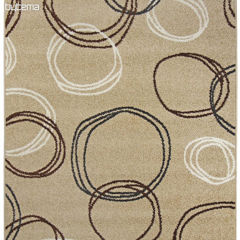 Pezzo tappeto LOTTO cerchi beige scuro