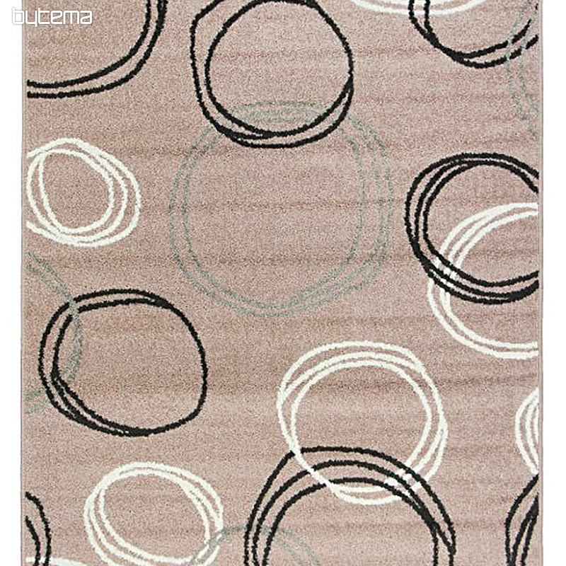 Tappeto in pezzi LOTTO cerchi beige