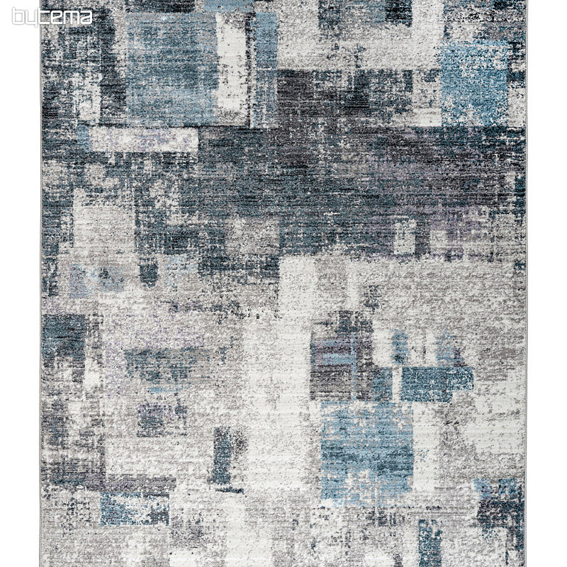 Tappeto moderno MEDELLIN 407 argento/blu