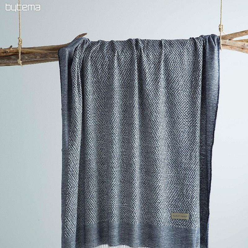 Plaid LUXURY CISSE blu navy
