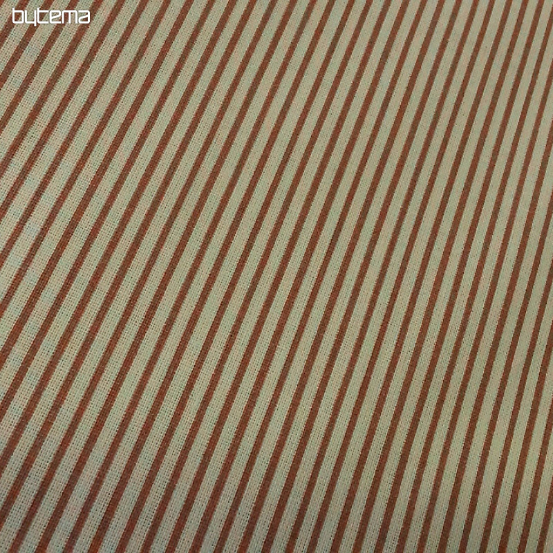 Tessuto di cotone STRIP rosa antico