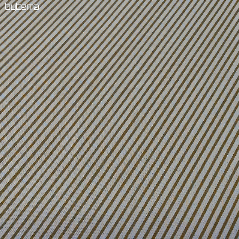 Tessuto di cotone STRIPE marrone