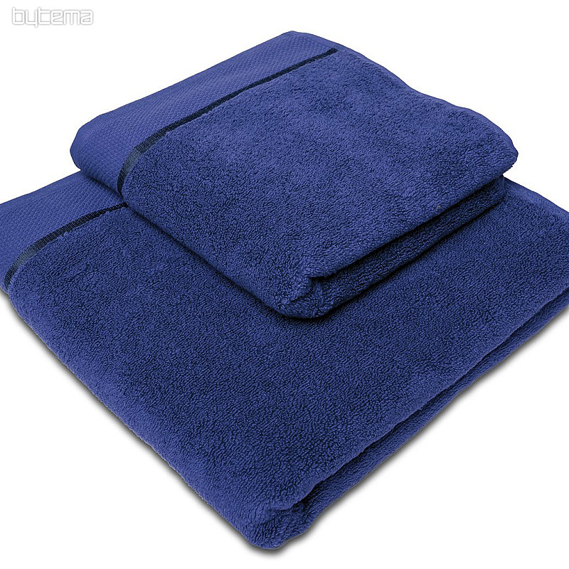 Asciugamano e telo da bagno MIKRO blu navy scuro
