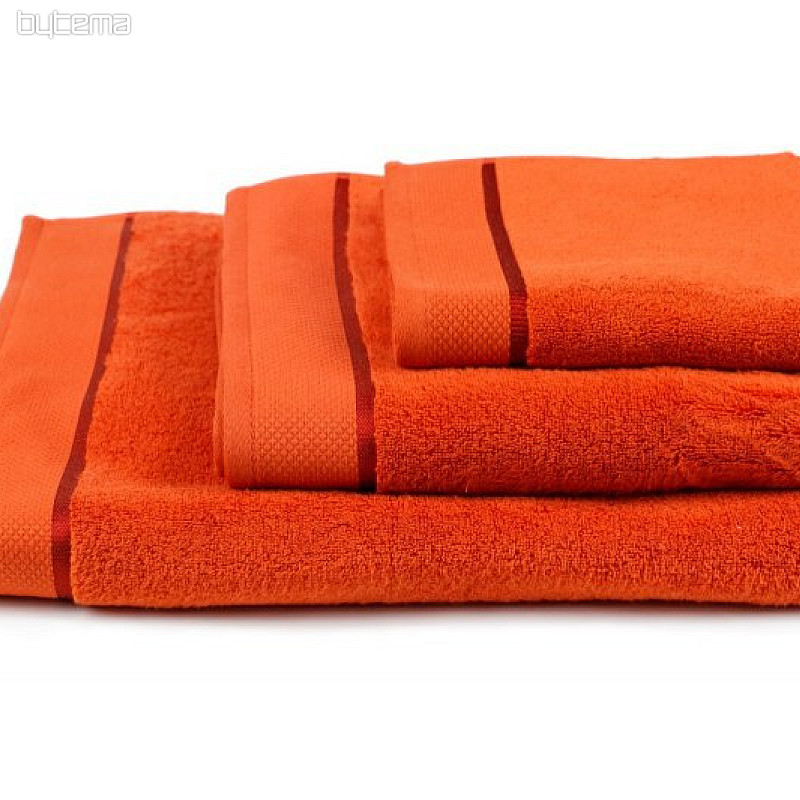 Asciugamano e telo da bagno MIKRO terracotta
