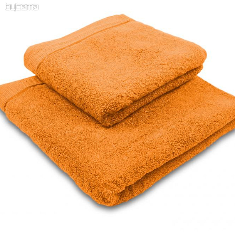Asciugamano e telo bagno MIKRO Arancio-senape