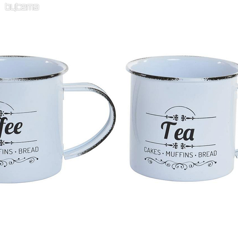 Tazza da caffè/tè in latta da 375 ml