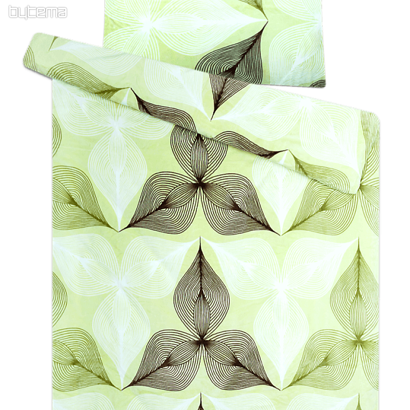 Biancheria da letto in microfibra microflanella - PISTACHIA SYMBIOSIS