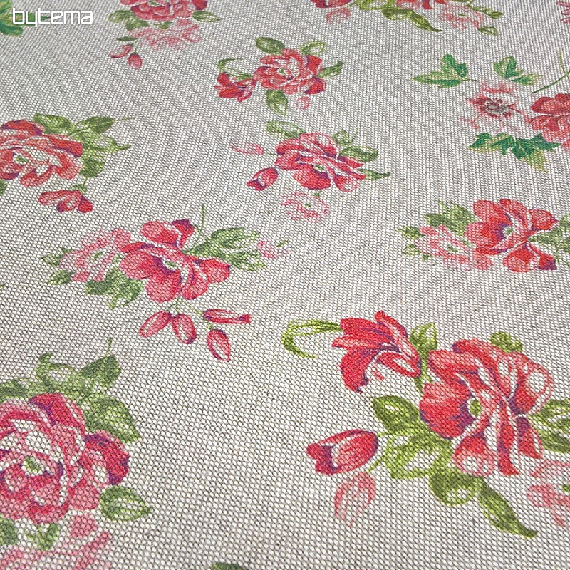 Tessuto decorativo MARTA fiori digitali