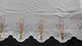 Tenda in vetro colorato LAVANDA 60 cm