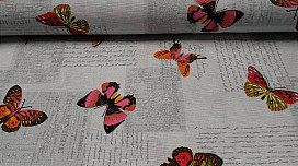 Tessuto decorativo PAPILLON 801 - FARFALLE