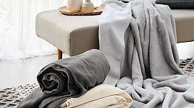 Novità per le serate fredde. Lenzuola, coperte e decorazioni di flanella