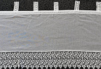 Tenda con passanti colore bianco 28085