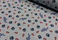 Tessuto decorativo per bambini PIRATI
