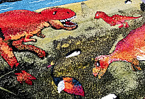 Tappeto per bambini DINOSAURI