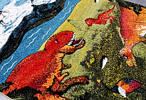 Tappeto per bambini DINOSAURI