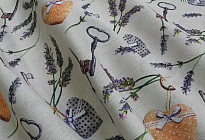 Nuovi tessuti con lavanda