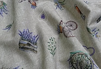 Nuovi tessuti con lavanda