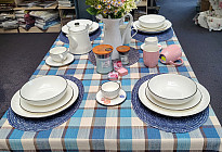 Elegante zona pranzo all'aperto