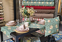 Elegante zona pranzo all'aperto