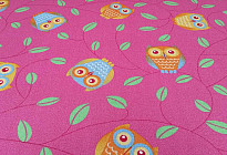 Tappeto per camerette per ragazze HAPPY OWL