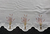 Tenda in vetro colorato LAVANDA 60 cm