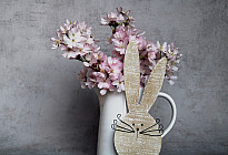 Decorazione pasquale: tessuti decorativi, tovaglie e cuscini