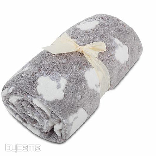 Coperta per bambini PECORA grigia