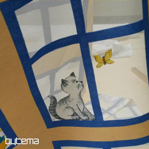 Tessuto decorativo per bambini Animali alla finestra II