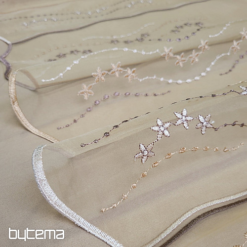 Tenda in vetro colorato - ricamata HF1189