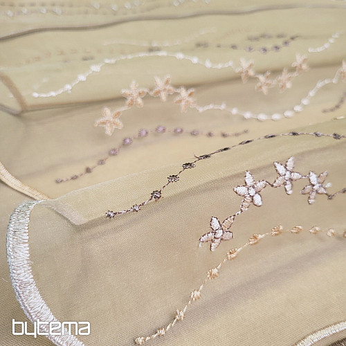 Tenda in vetro colorato - ricamata HF1189