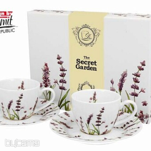 Set 2 tazze espresso in porcellana Lavender E šapo