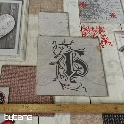 Tessuto decorativo CUORE 3D IN CORNICE