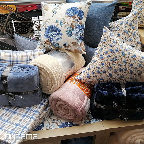 Cuscini per sedia Laura quadri blu