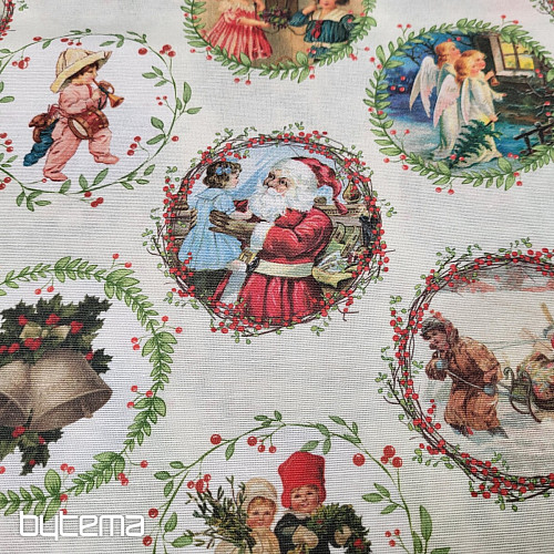 Tessuto per decorazioni natalizie VICTORIAN CHRISTMAS