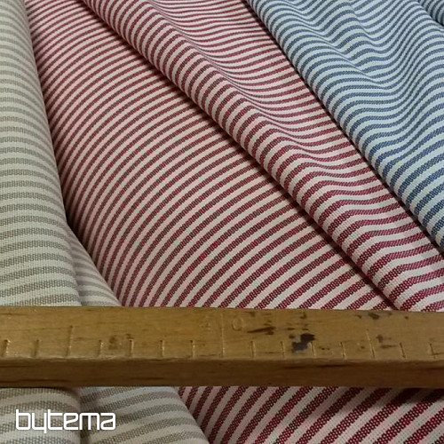 Tessuto decorativo Striscia rossa 150cm