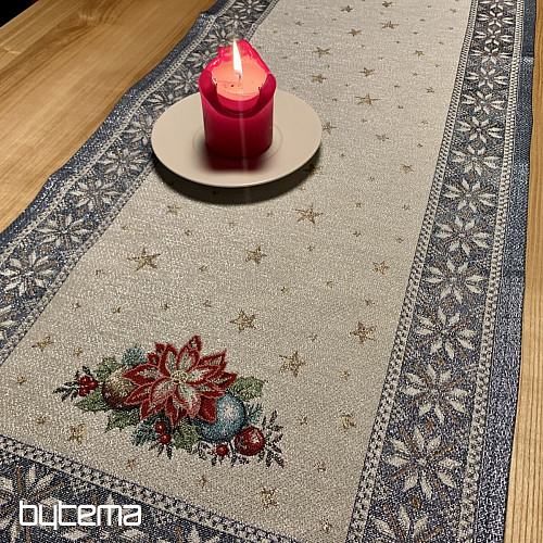 Tovaglie e sciarpe arazzi natalizi STELLA DI NATALE II blu