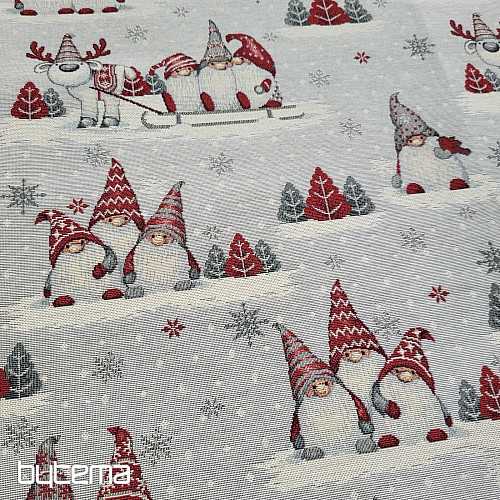 Tovaglia e sciarpa in arazzo ELFI DI NATALE 2