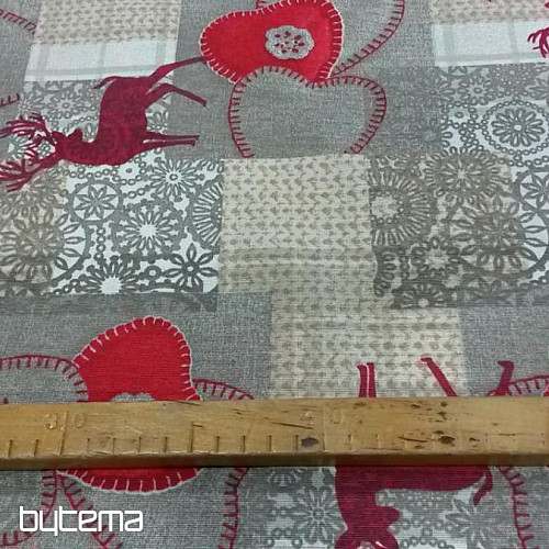 Tessuto decorativo natalizio TRICOT