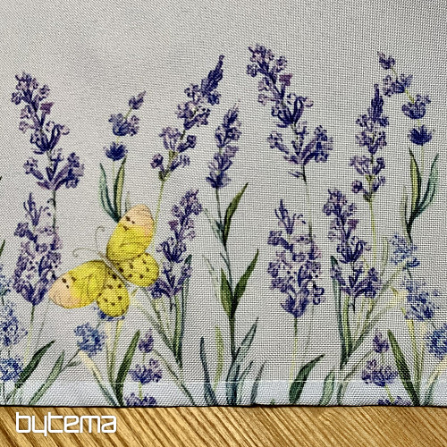 Tovaglie e sciarpe viola Lavanda con papillon